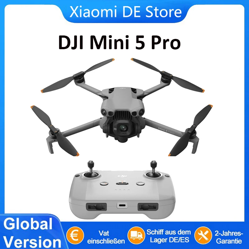DJI Mini 5 Pro Drone Fly More Combo 2025 Nouvelle piste active améliorée originale 360 °   Mini drone caméra à ouverture F/1.8 avec capteur CMOS de 1 pouce