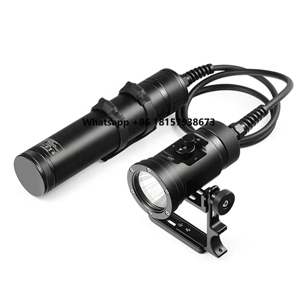 

Asafee DT Series SBT90 Light Powerful Diving Torch 5000 lm Underwater 150m IPX8 Diving 18650 Battery Powerful Led Flashlight