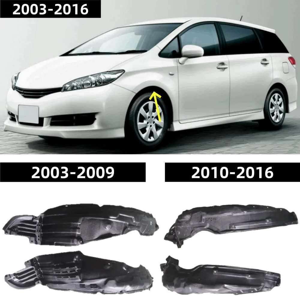 

For Toyota Wish 2003-2016 Front wheel liner mudguard OE: 53876-68012/53875-68012 53876-0M303/53875-0M303