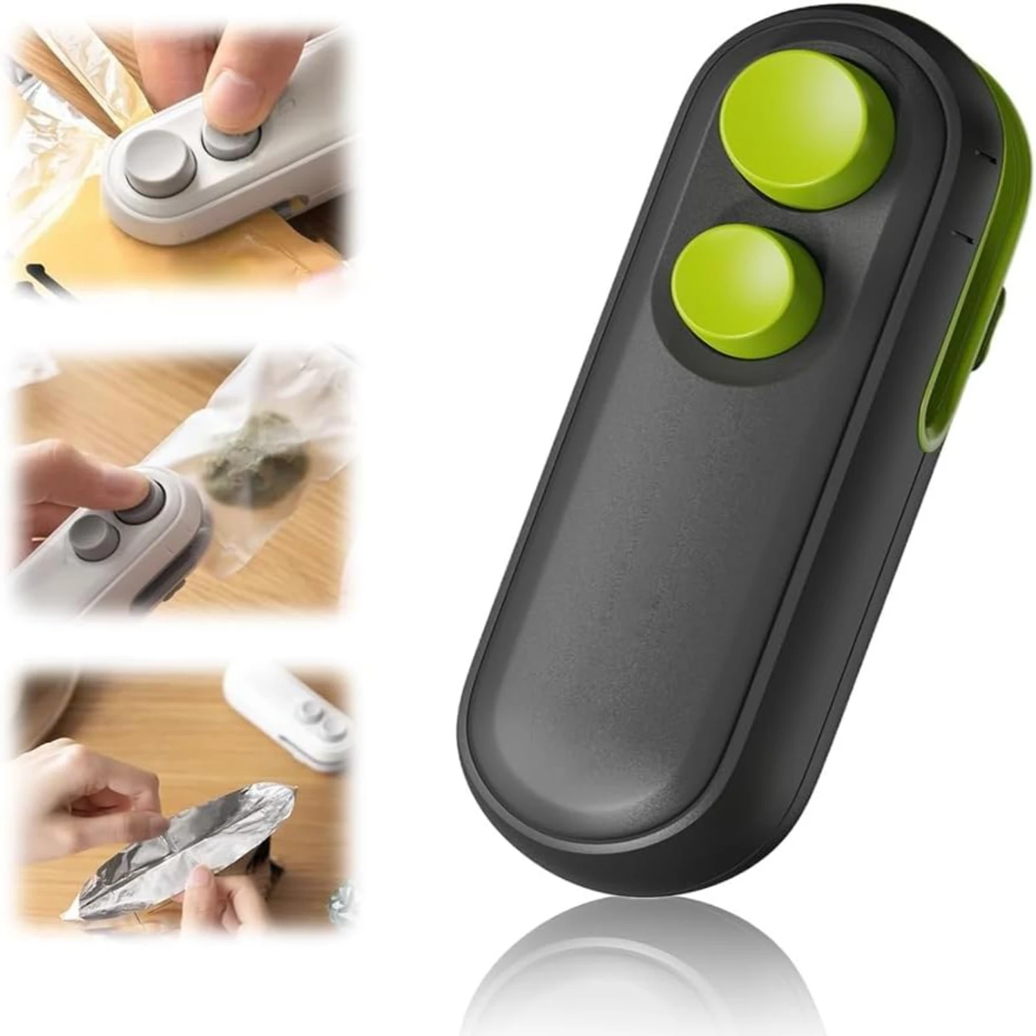 

Mini Bag , 2 in 1 Mini Bag for Sealing and Cutting, 2024 New TYPE-C Rechargeable Bag for Sealing and Cutting, Portable Vacuum