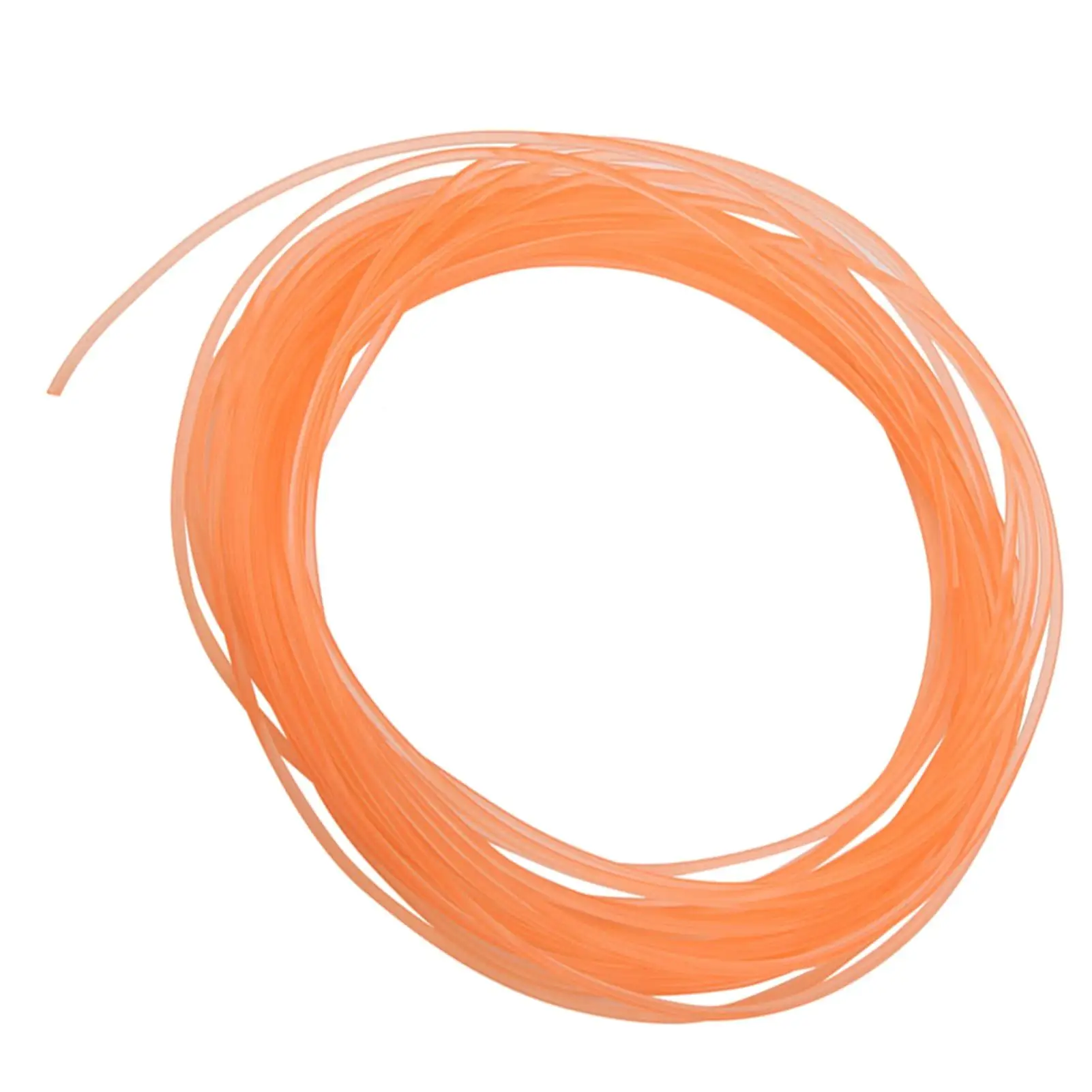 مستدير من مادة البولي يوريثين الناعمة باللون البرتقالي لحزام نقل القيادة 4 مم 10 أمتار للاستخدام الصناعي المرن المتين