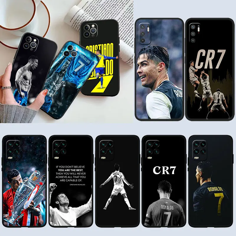 Star Football C-Cr7 New High-End Shell Phone Case for Redmi Note 13 14 Pro+ Plus A3 A3X 13X 13C 13R 14S 14C 14R
