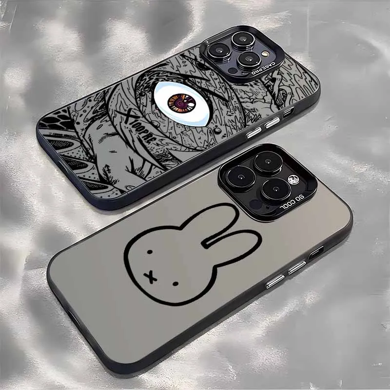 غطاء أنيق من Bad B-bunny XX 10-0pre B-unny لهاتف Apple iPhone 17 16E 16 15 14 13 12 mini Pro Max Plus حافظة هاتف فضية ملونة #5