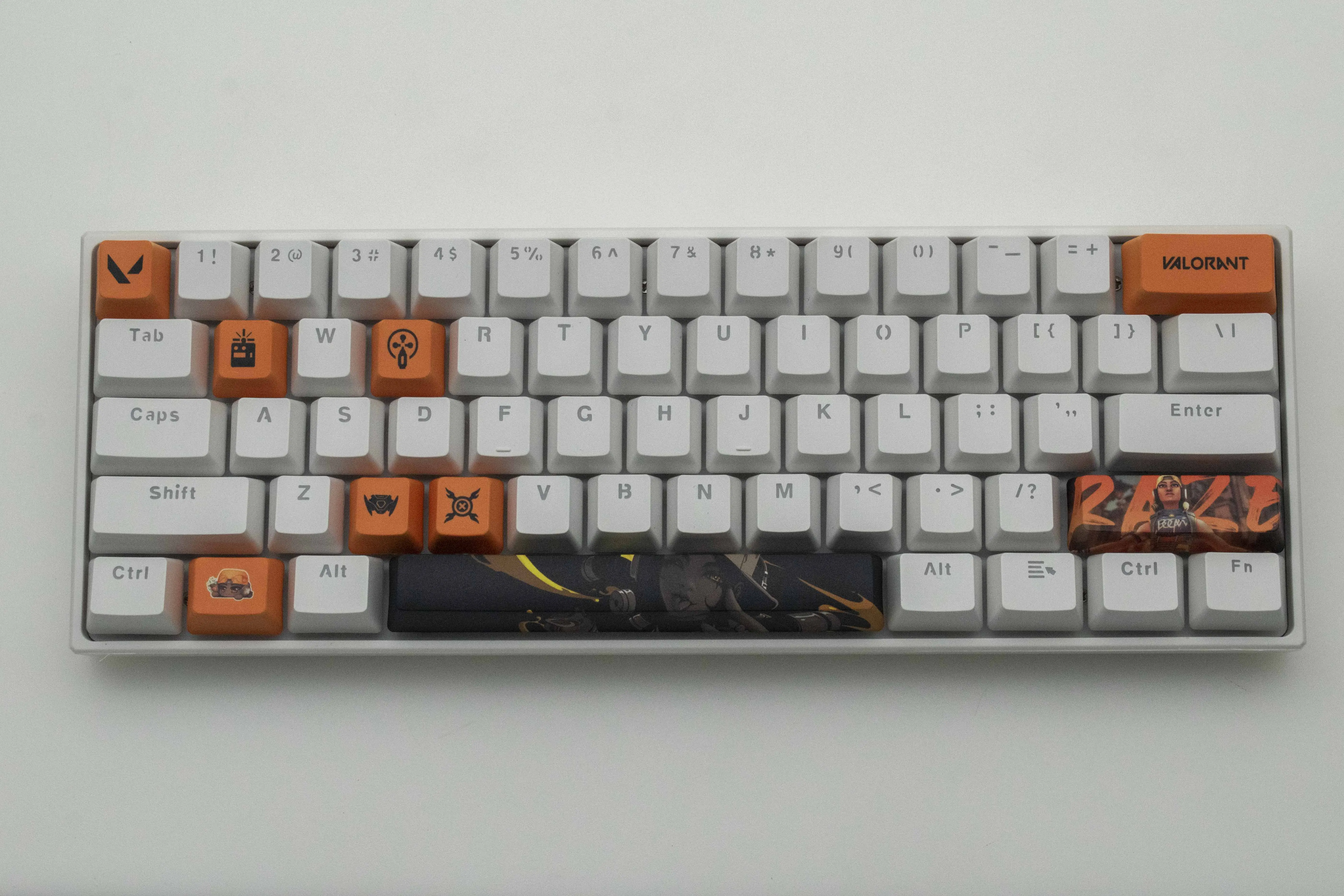 Valorant Raze Keycaps Oem Profiel 10 Sleutels Pbt Dye Sub Keycaps