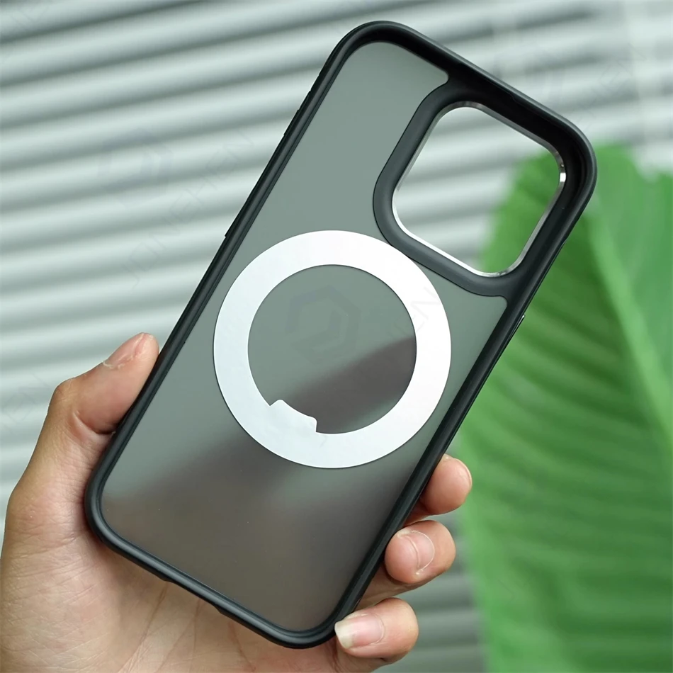 360 °   아이폰 13 14 15 16 17 Pro Max 16E용 회전 링 스탠드 마그네틱 케이스, 매그세이프 호환 무광택 군용 충격 방지 아머 커버