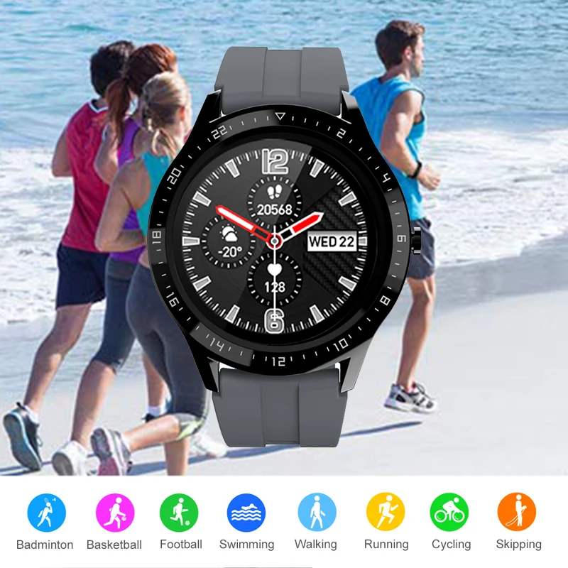 S28 Men Smart Watch Ladies HD Full Touch Sports Fitness Watch Waterproof Call Reminder Smartwatch Female For Android IOS