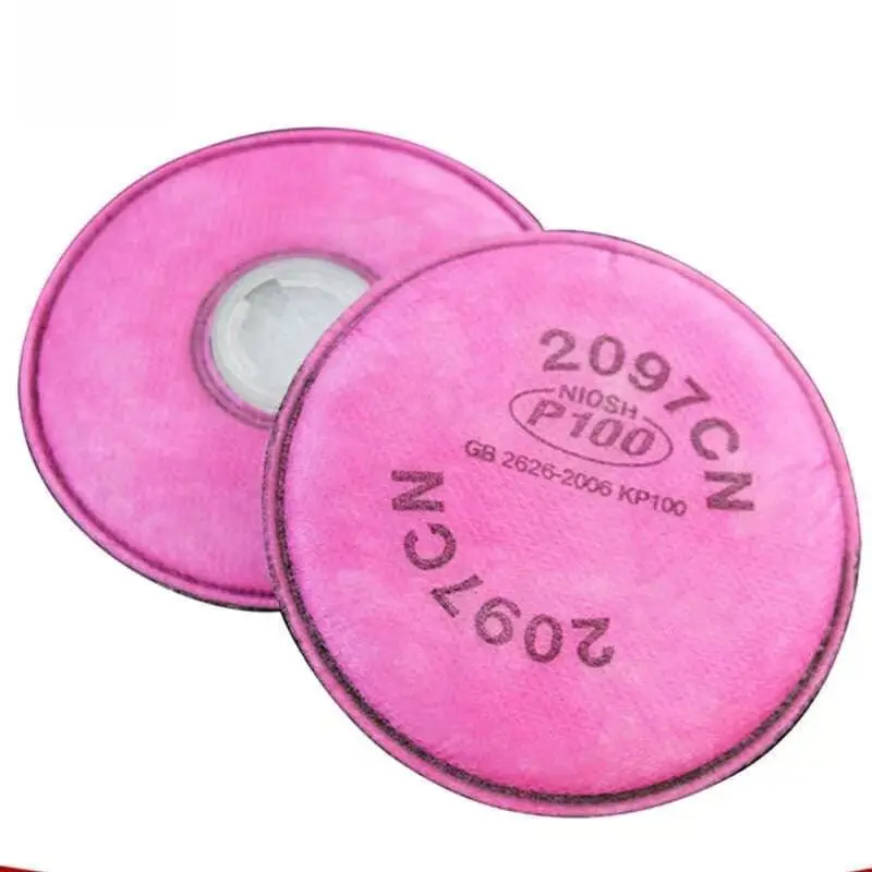 2091/2097 P100 Particulate Filter Cottons For 3M Gas Mask 6200 6800 7502 Serie Respirator Replaceable Accessories