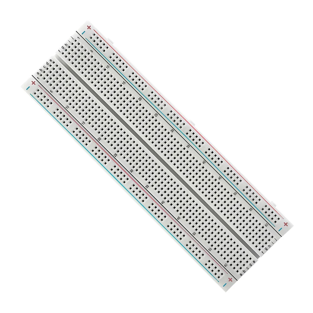 Breadboard 830 Point Universal Experiment Boards MB-102 Test Boards Solderless Spliceable for Circuit Assembly and Commissioning