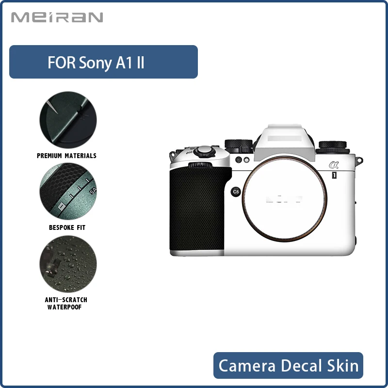 Camera Skin For Sony A1 II Sticker Decal Skin Camera Body Vinyl Wrap Film Protector Coat Customizable