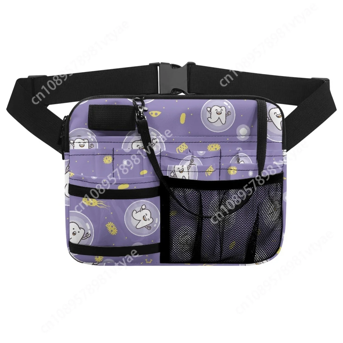 Cartoon Tooth Dental Medical Designer Women's Waist Bag for Stethoscope Emergency Medicine Storage Portable Waist Bag Gift 2023