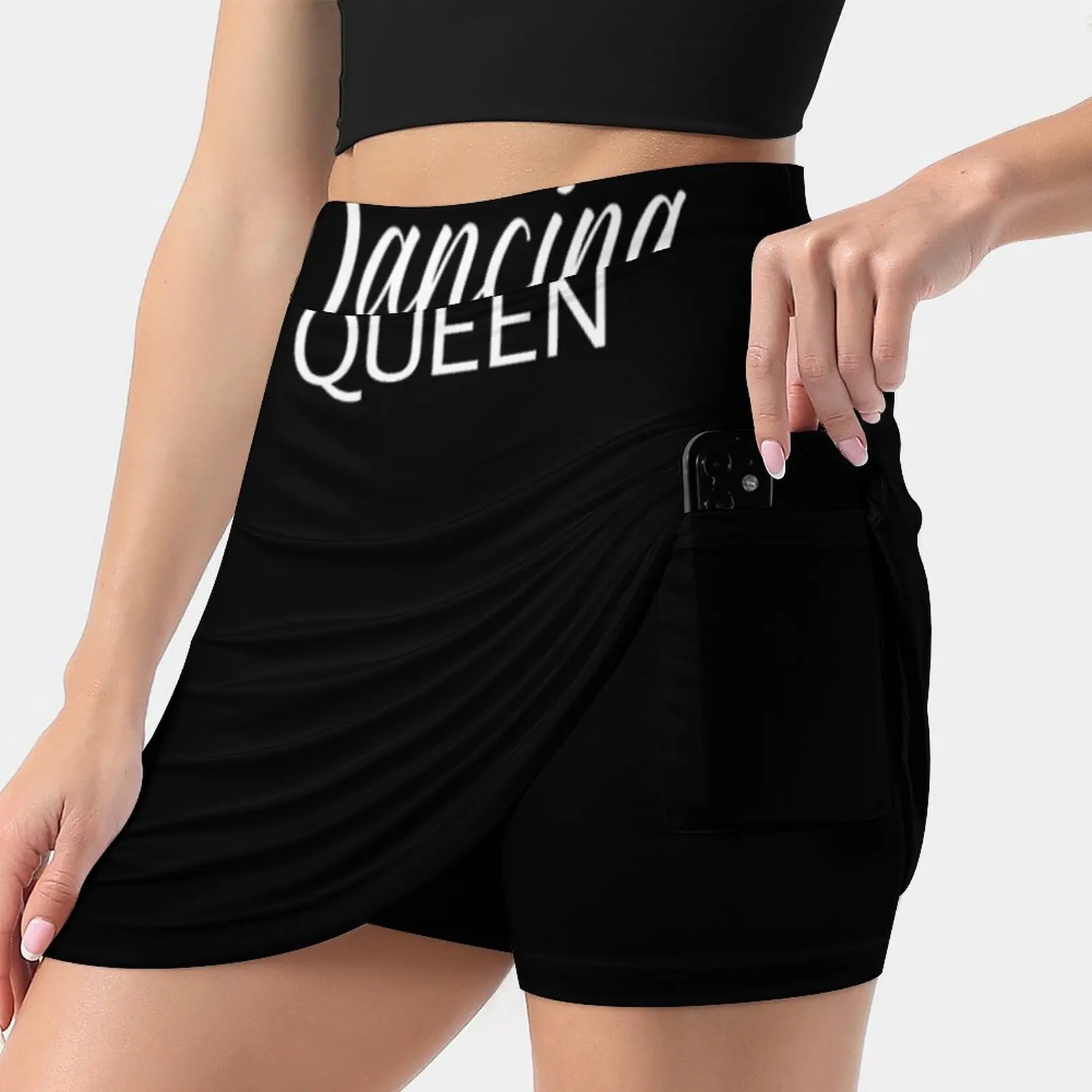 

Dancing Queen New Women Skirts Double-Layer Printed Short Dress Mini Sport Skirt Dancing Queen Dance Dancing Queen Disco Music