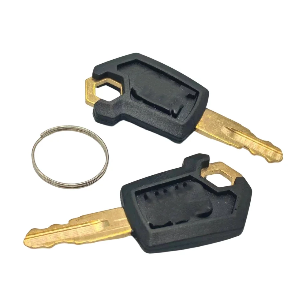 2PCS ignition start and door lock Key For Caterpillar  Heavy Equipment ignition Loader Excavator Dozer 5P8500 key with logo