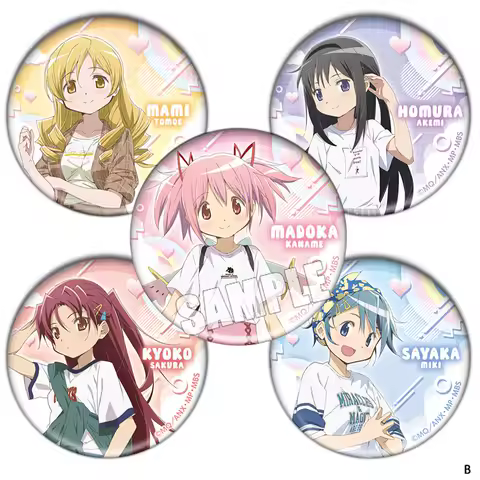 Puella Magi Madoka Magica Anime Brooch Acrylic Icons
