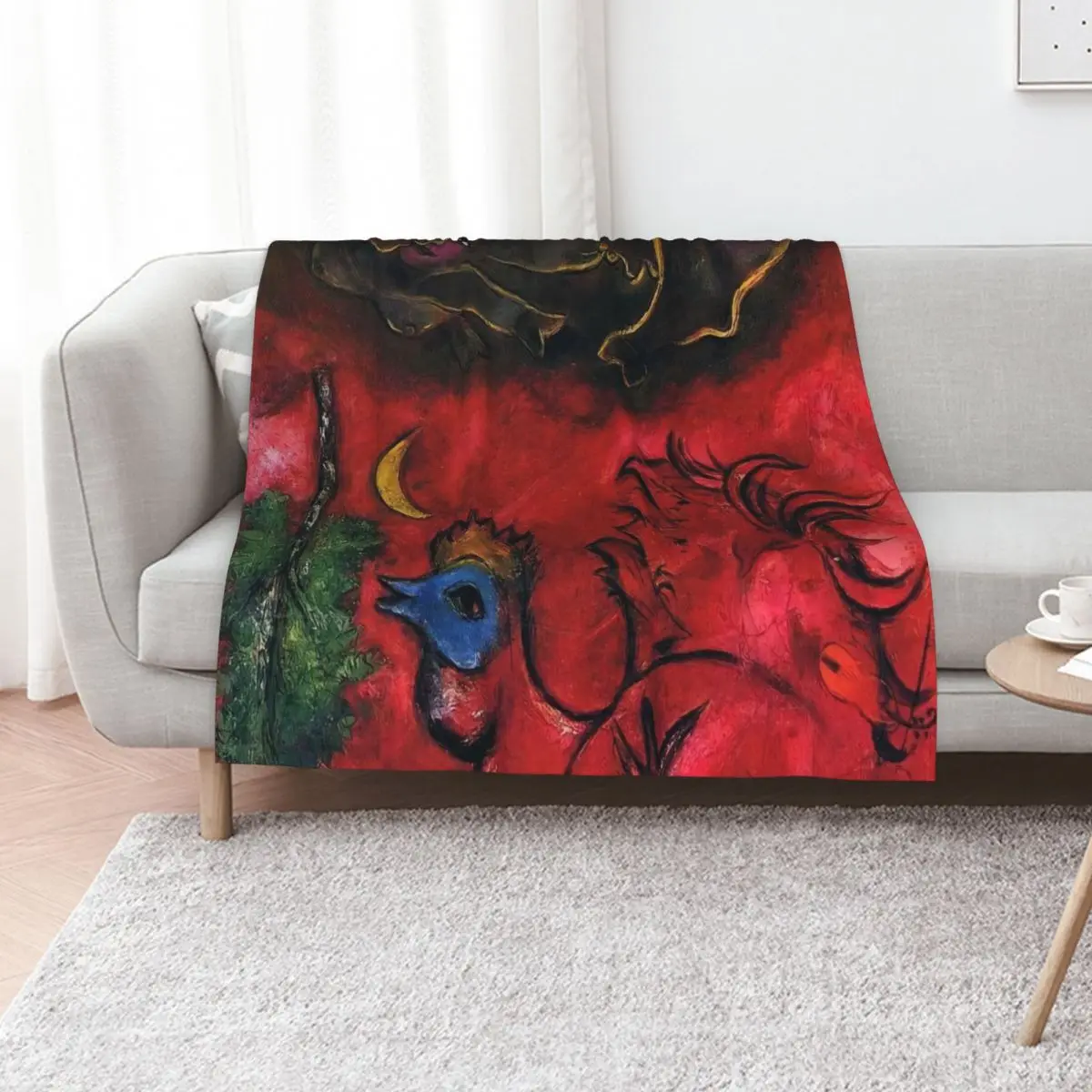 marc chagall surrealism art Throw Blanket Heavy Thermal christmas decoration Large Single Sofa Quilt Blankets