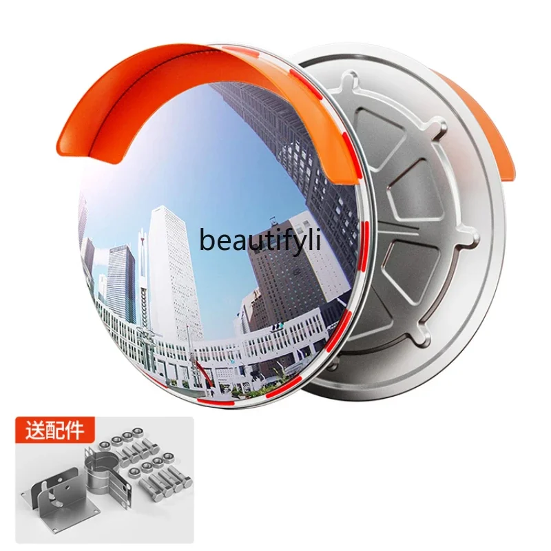 

Stainless steel galvanized wide-angle mirror Road corner Concave-convex mirror Acrylic mirror