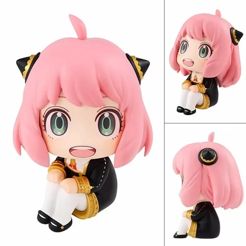

SPY×FAMILY Anime Figure Anya Forger Doll Toys for Kids Anya Sitting Cute Action Figure PVC Model Gift for Children