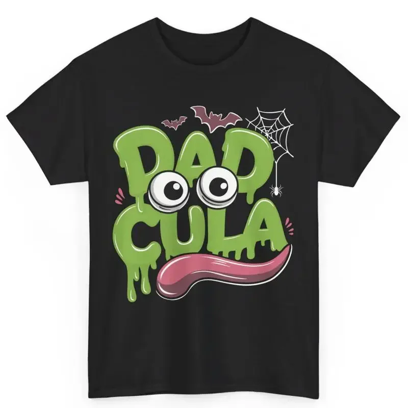 Dadcula Father'S Halloween Costume Spooky Dad Cotton T Shirt