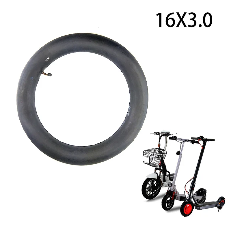 

High quality 16X3.0 Inner Tube Electric Scooter & E Bikes 16*3.00 Straight mouthed valve