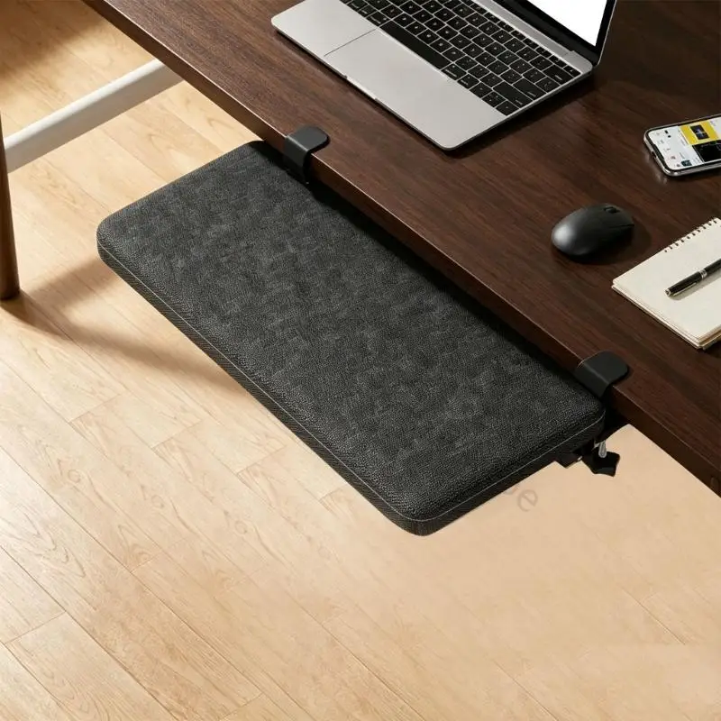 96BA No-Drill Desk Extension Support with Rounded Corners for Dorm Rooms, Home Studies, Offices, and Study Workspaces