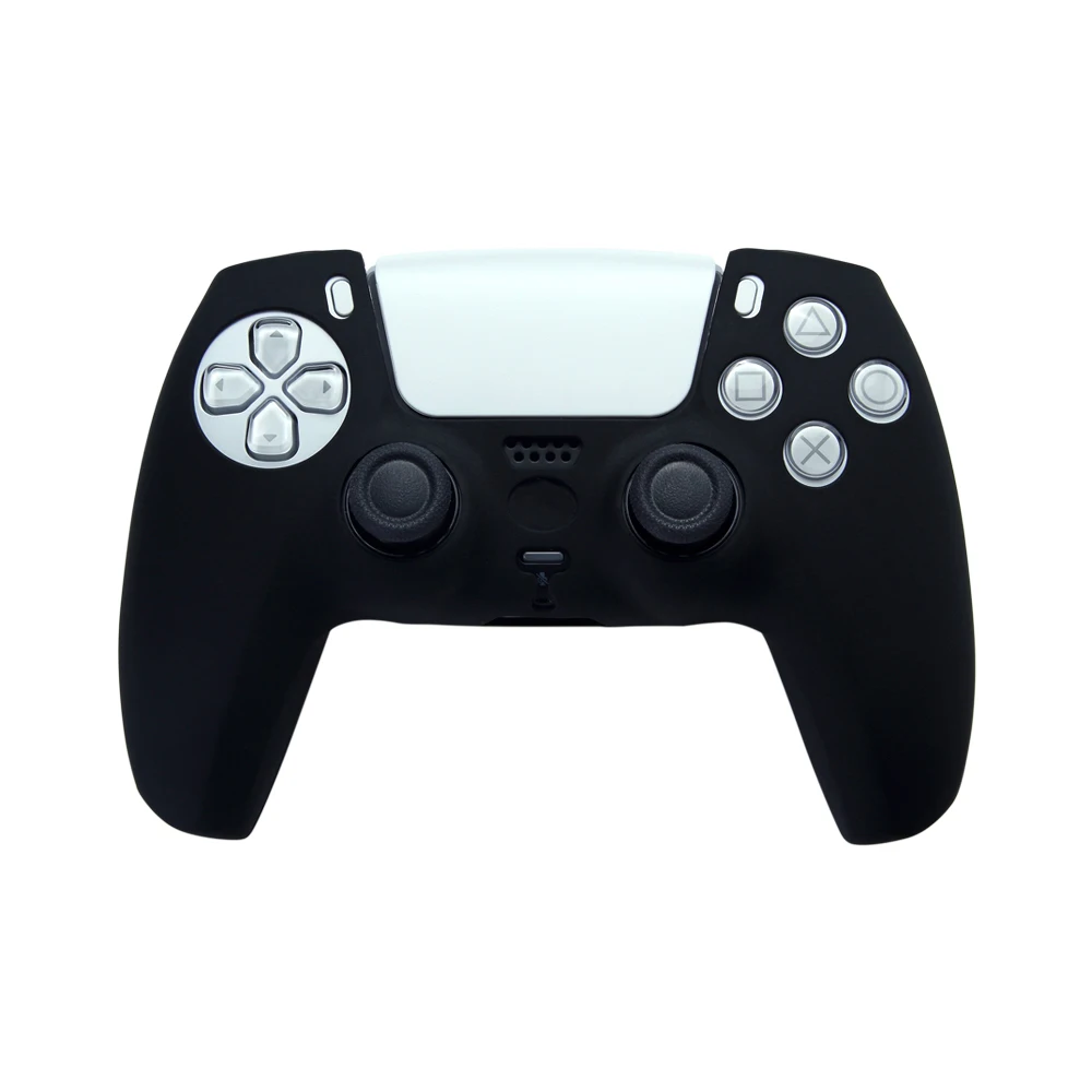 Силиконовый резиновый чехол для контроллера, пластиковый корпус, геймпады, крышка джойстика, джойстики для Sony Playstation 5, PS5