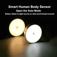 2 in 1 Color LED Night Light Portable Rechargeable Motion Sensor Smart Magnetic Induction Lamp for Kids Bedroom Safety Lighting