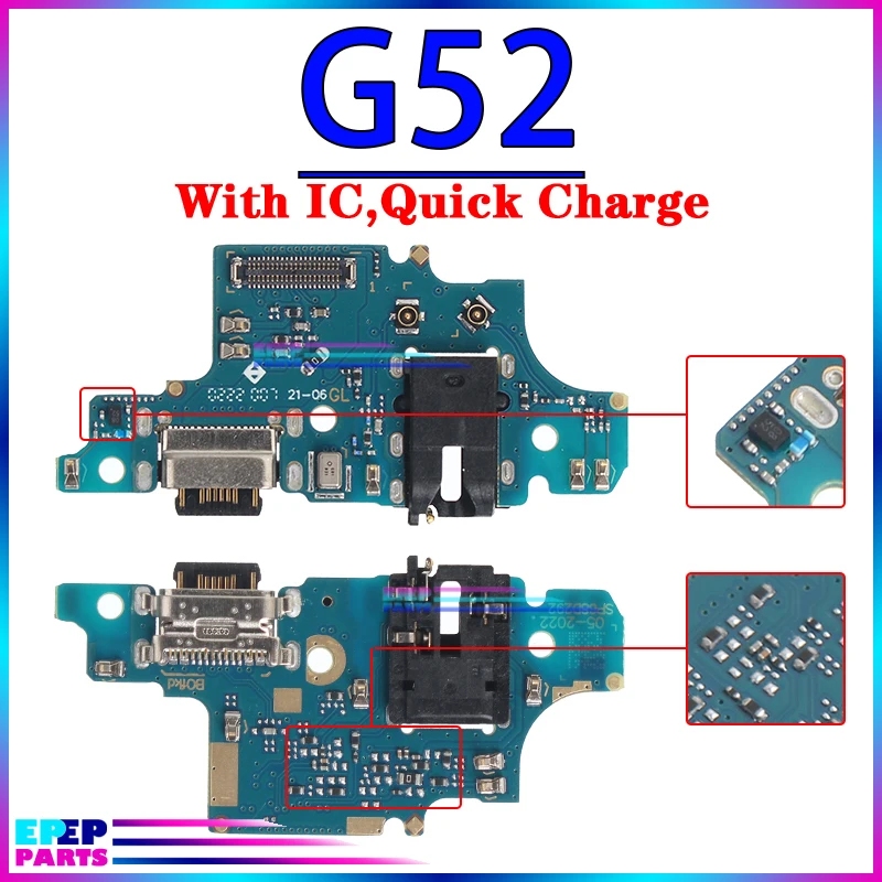 Usb Dock Charger Connector Ports for Motorola Moto G22 G32 G42 G52 G62 G72 G82 G31 G41 G51 G71S 5G Charging Board Module Flex