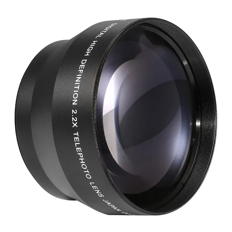 عدسات تليفوتوغرافي إضافية عالية الوضوح ، من نوع Lightdow ، 67 ، 2.2x ، قابلة للتطبيق على كانون ، نيكون ، سوني ، كاميرات DSLR ، عالمية