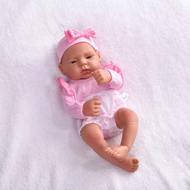 Reborn Puppenkleidung 16 Zoll 40cm Set Body Mütze Puppen Outfit Kleidung Zubehör Geschenk für Kinder zum Anziehen und Spielen Puppenzubehör Mini Puppe – Detail 25