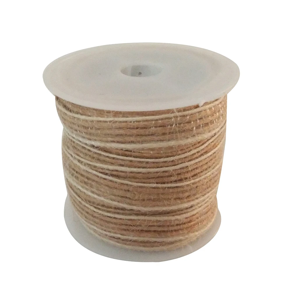 

5M Natural Jute Twine Burlap Ribbon -Friendly Durable For Diy Crafts Gifts Art Handmade Wedding Party Decoration