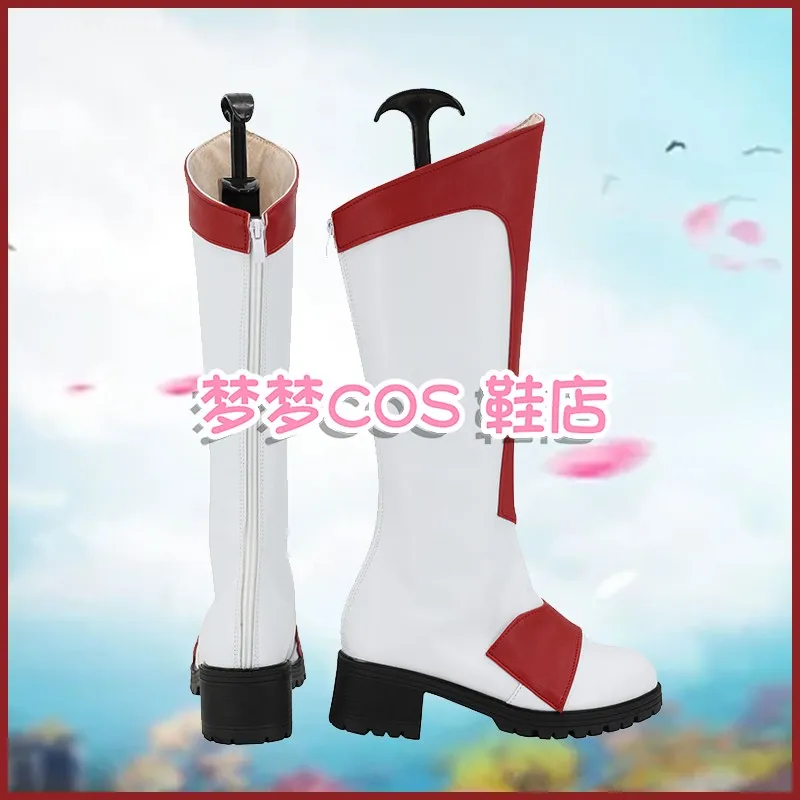 Chouseishin Gransazer Ken Shido Sazer-Leone Costume Cosplay Scarpe Stivali fatti a mano in ecopelle