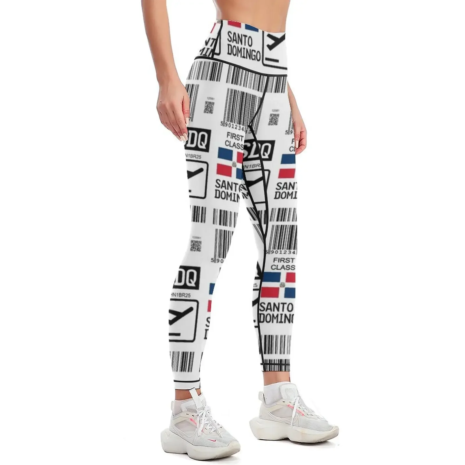 Santo Domingo Las Americas International Airport Leggings trousers sport set Women sportwear gym wear Womens Leggings