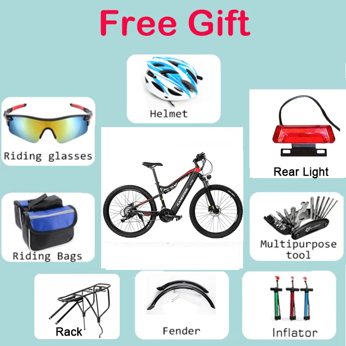 Elektrofahrrad RandRide YG90B-29 48V17AH Akku 1000W Motor 45KM/H Geschwindigkeit Allterrain-Mountainbike E-Bike EU-Lagerbestand – Detail 1
