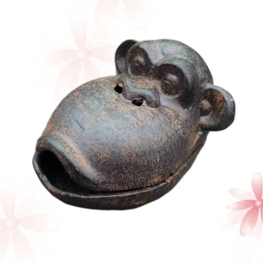 

1pc Creative Ashtray Cigarette Holder Home Office Hotel Restaurant Iron Retro Ornament Gift Premium Material