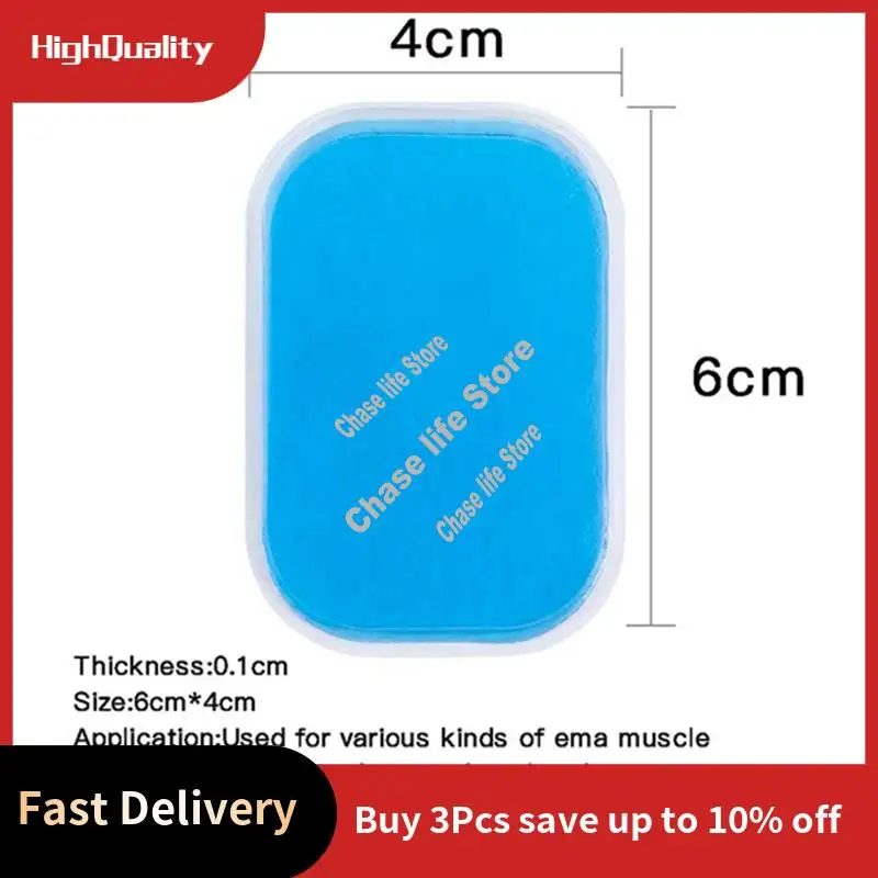 New Hot 80Pcs Gel Pads For EMS Abdominal Trainer Muscle Stimulator Exerciser Slimming Machine Accessories