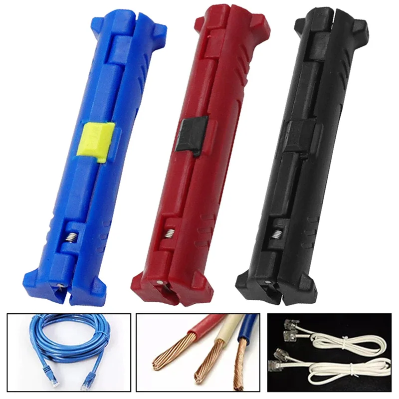 Multi-function Electric Wire Stripper Pen Wire Cable Pen Cutter Rotary Coaxial Cutter Stripping Machine Pliers Tool