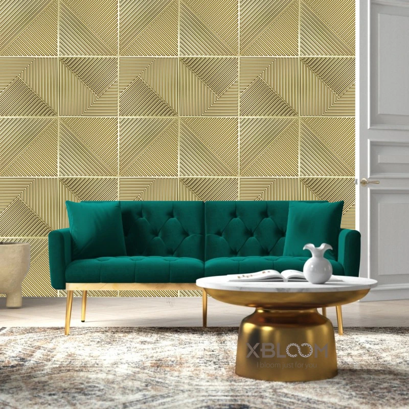 12 Pcs 30cm 3D wall sticker decorative ceiling living room Wood grain wallpaper waterproof 3D Wall panel bathroom kitchen Hotel