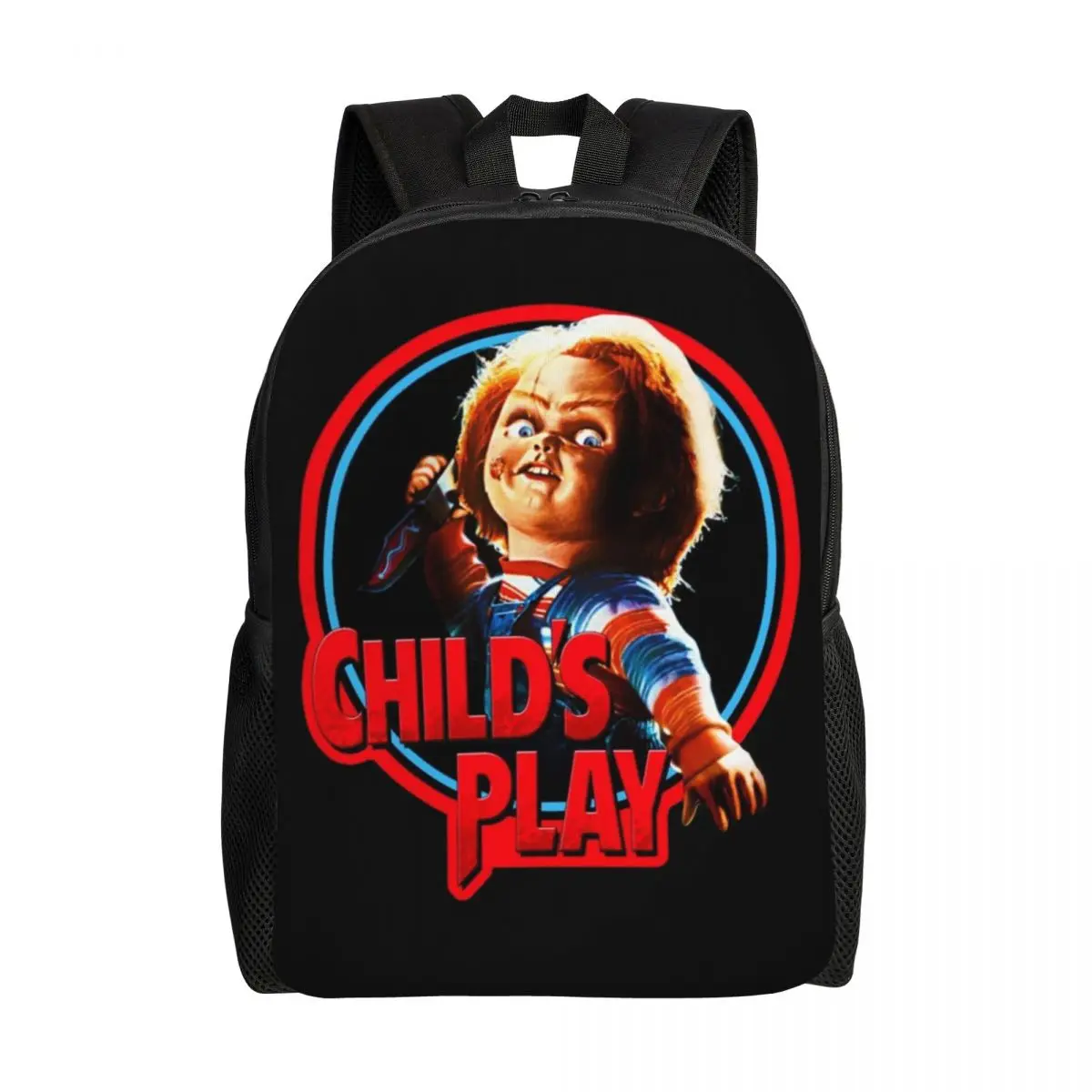 

Child's Play Chucky Backpacks for Boys Girls Horror Movie School College Travel Bags Men Women Bookbag Fits 15 Inch Laptop