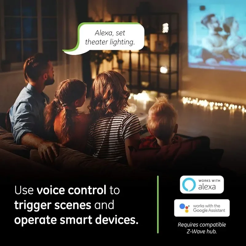 HOME Smart-Lichtschalter mit QuickFit und SimpleWire Repeater/Range Extender, Toggle, 24er-Pack, 8268