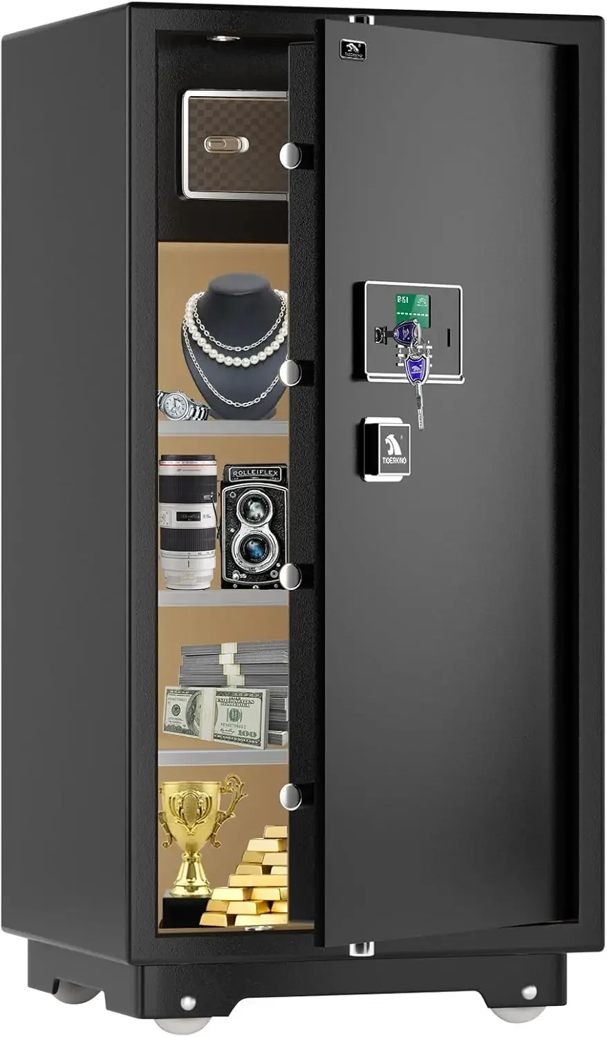 11.5 Cubic Feet Extra Large Heavy Duty Safe Box, Digital safe with 3 Removable Shelf for Home Hotel Office,180lbs