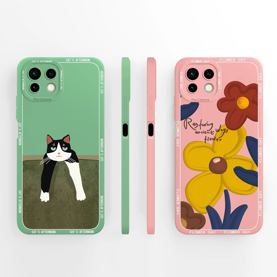 Back Covers For Xiaomi Mi 11 Lite 5G NE Cases Fashion Phone Bags Matte Liquid Silicone Super Shockproof For Xiaomi 11Lite Fundas