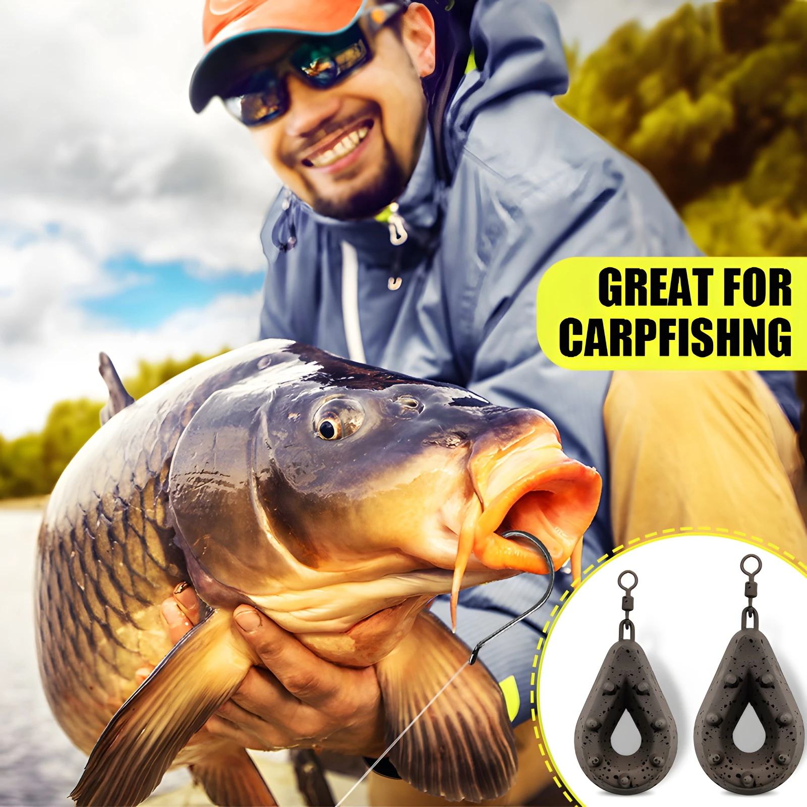 Plomo Hammer para Pesca en Agua Dulce y Salada - imagen 5