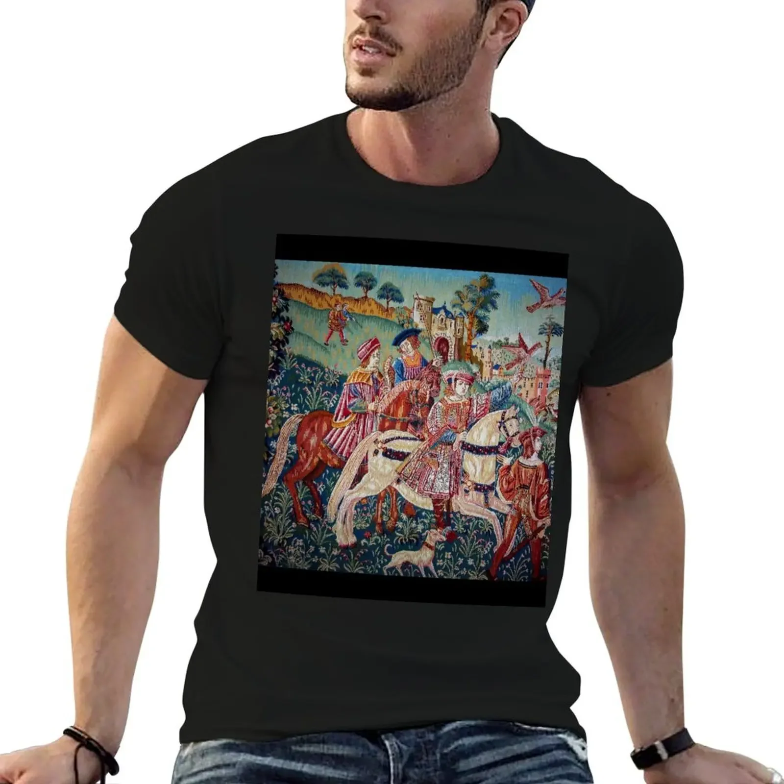 Medieval Tapestry T-Shirt tees vintage t shirts men