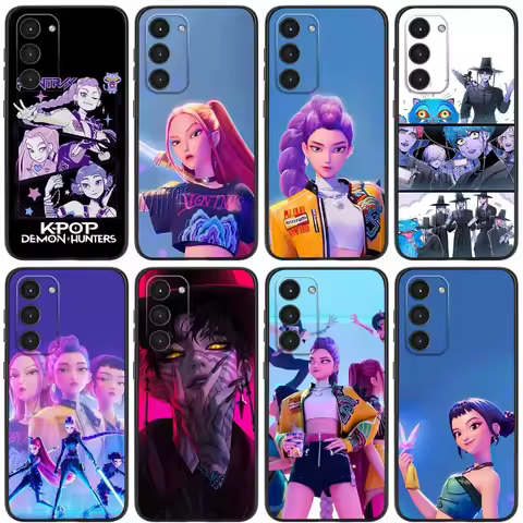 KPop D-Demon H-Hunters Phone Case For Samsung Galaxy A20,21s,22,31,32,52,53,72,73,80,91 Soft Liquid Silicone Black Cover