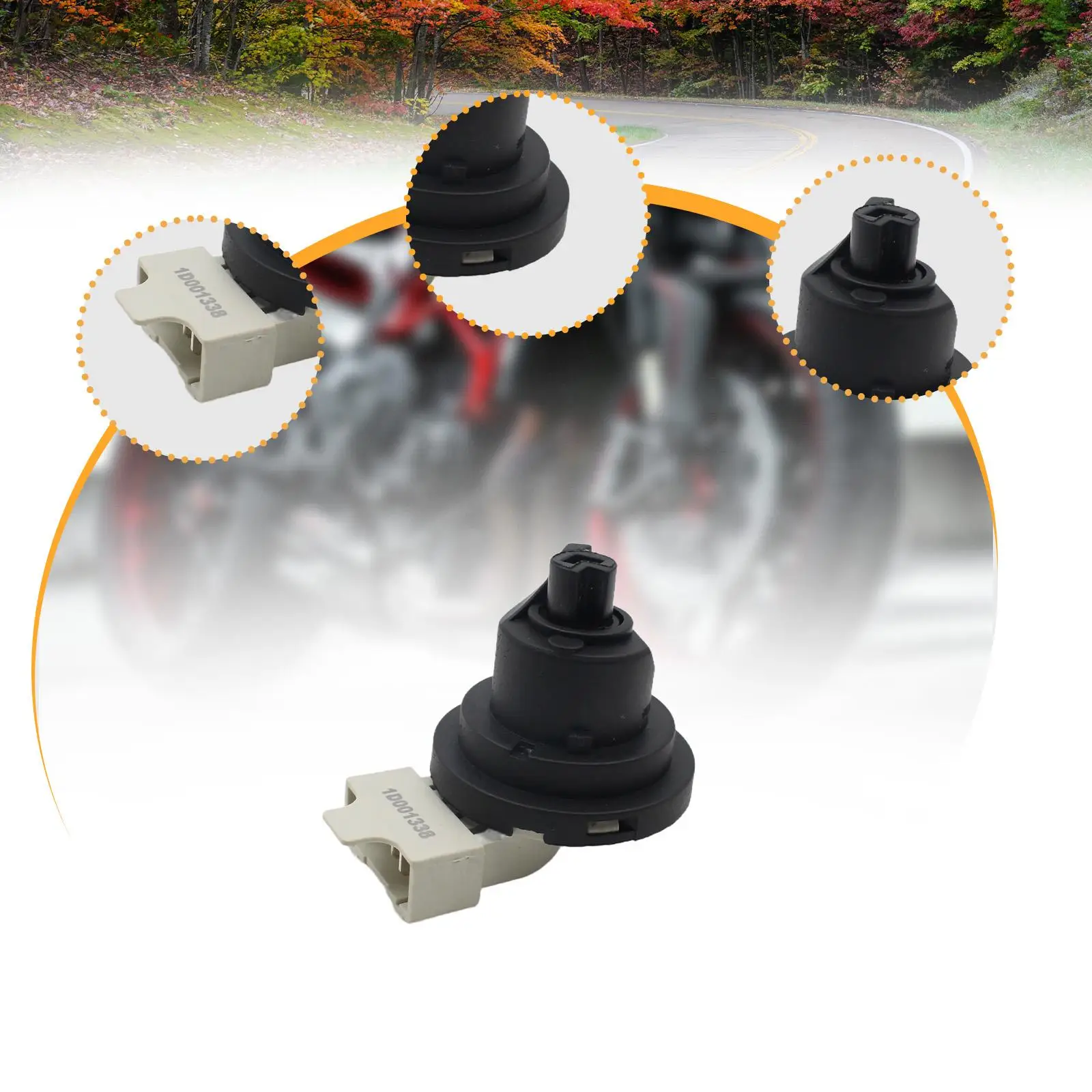Durable Plastic Motorbike Starter Switch Professional Replacement for Piaggio Liberty 50 125 150 Vespa GTS view 5
