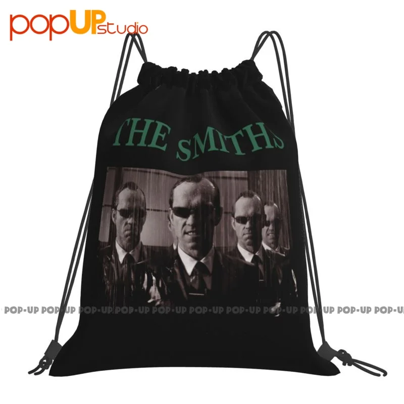 The Matrix X The Smiths Rock Retro Movie Drawstring Bags Gym Bag Print Eco Friendly