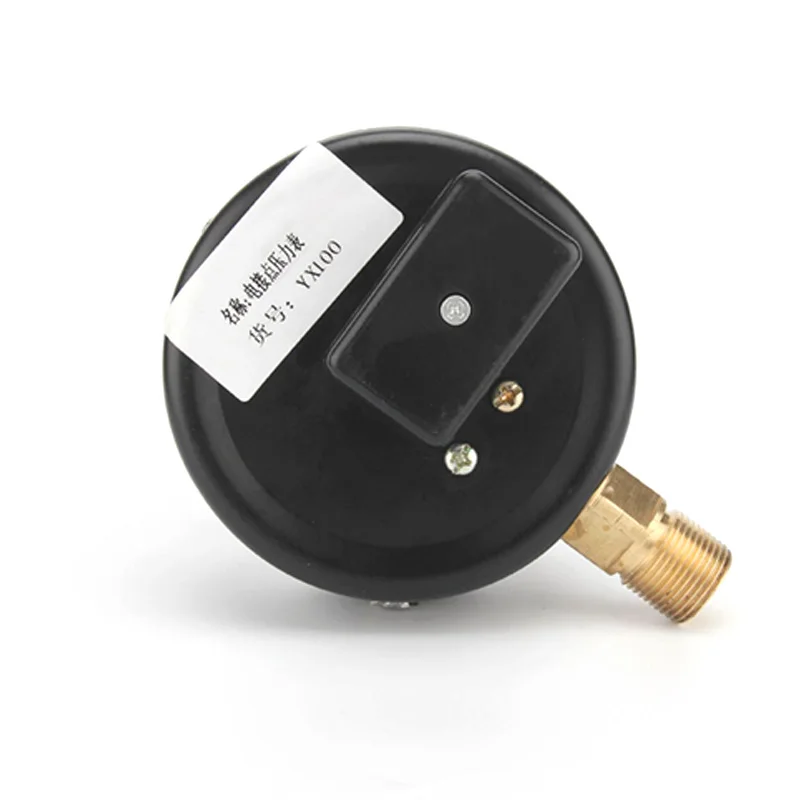 100mm Diameter Electric Contact Pressure Gauge 0-1.6MPa Vacuum Pressure Controller 10VA Pressure Switch Control