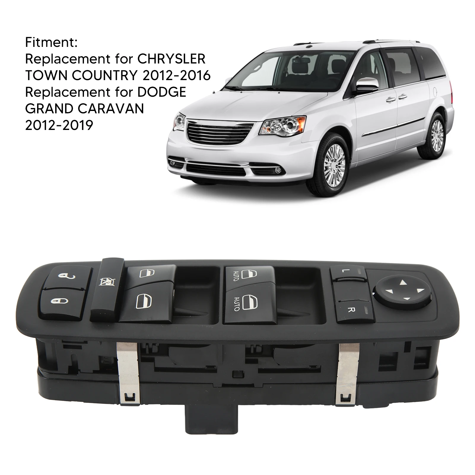 

Главный выключатель стеклоподъемника автомобиля Dirver Side 68110871AA Замена для CHRYSLER TOWN COUNTRY 2012-2016 гг.