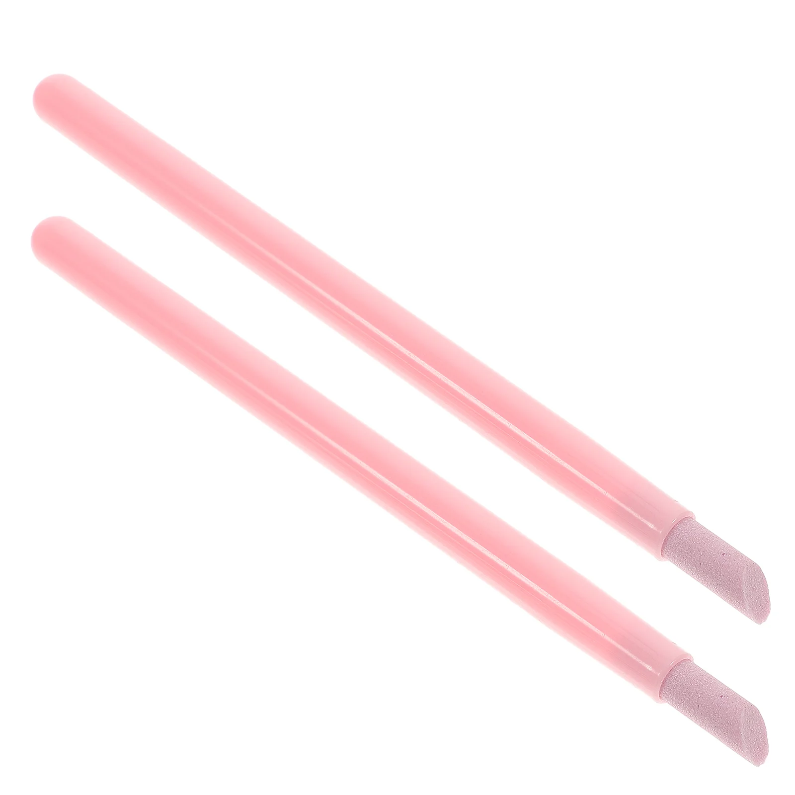 

2Pcs Nail Cuticle Pusher Quartz Engraving Pen Professional Dead Skin Remover Manicure Tools (Pink) nail engraving pen