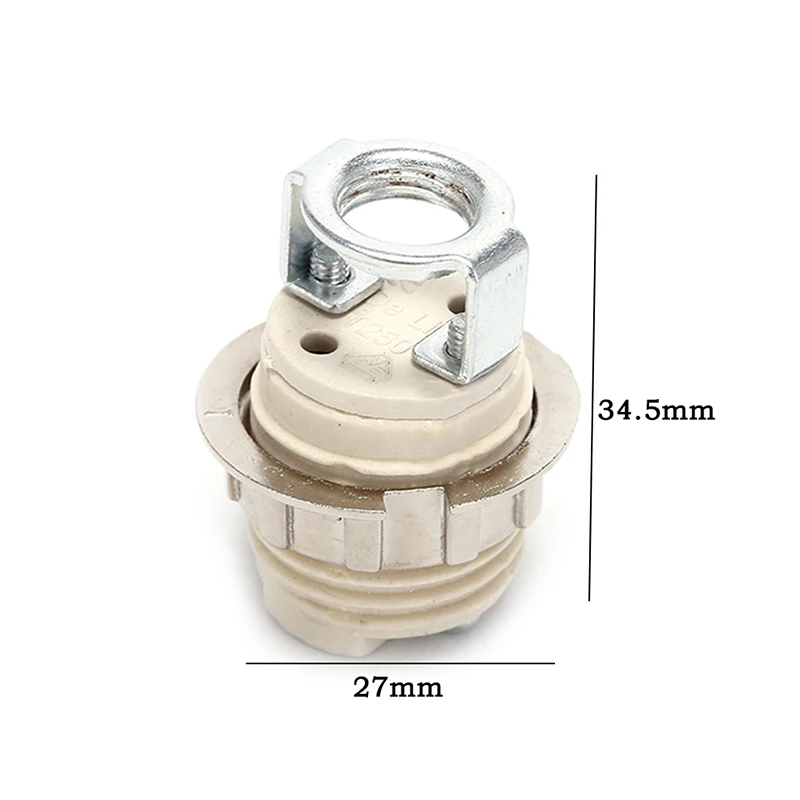 2A 250V G9 LED Special Ceramic Lamp Holder Full Teeth Ring Adapter Sockets Halogen Light Bulb