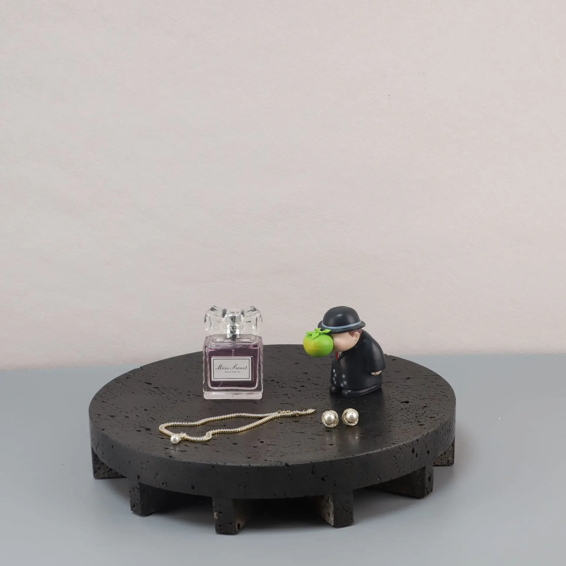 Modern silent wind tunnel stone tray, ornament living room, soft home accessories